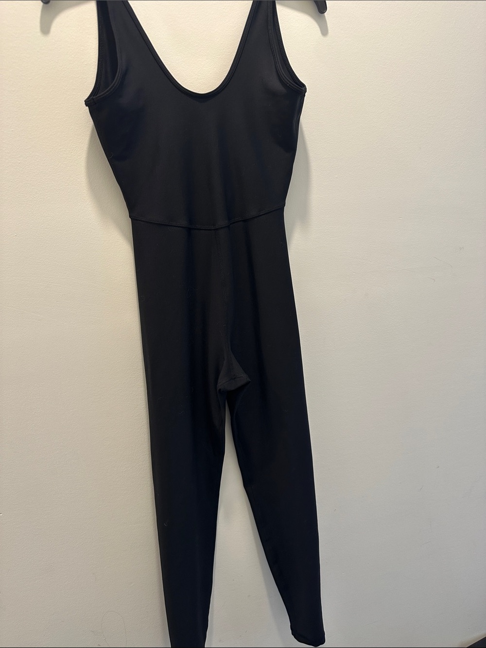 Classic Black Scoop-Neck Jumpsuit